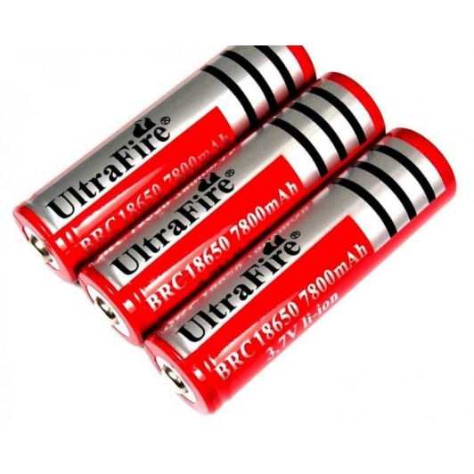 Set 3 Acumulatori tip 18650, 7800 mAh, 3.7V, Li-ion