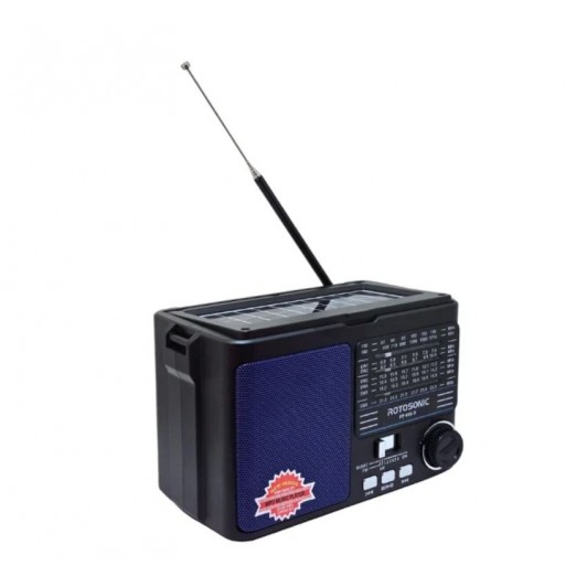 Radio portabil solar cu 8 benzi AM ,FM ,SW 1-6 ,Bluetooth,mp3 ,lanterna si acumulator FP-606-S