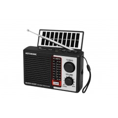Radio portabil solar cu 3 benzi AM ,FM ,SW ,Bluetooth,mp3 si acumulator ROTOSONIC XT-38BTS
