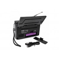 Radio portabil solar cu 3 benzi AM ,FM ,SW ,Bluetooth,mp3 si acumulator ROTOSONIC XT-38BTS