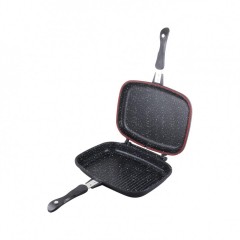 Tigaie dubla, garnitura din silicon, marime 32X24X7.5 cm