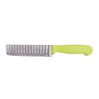 Cutit de bucatarie ondulat pentru feliere, 23 x 12.5 cm, PP + Inox