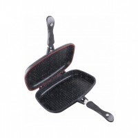Tigaie dubla, aluminiu turnat, garnitura din silicon, marime 32 X 24 X 7.5 cm