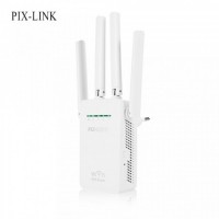 Extender pentru semnalul wifi, 4 antene externe, dubleaza aria de acoperire, functie de router