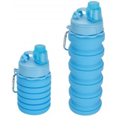 Sticla de apa pliabila, Non BPA, 550 ml, Multicolor