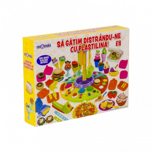 Set plastilina Momki, Sa gatim distrandu-ne cu plastilina