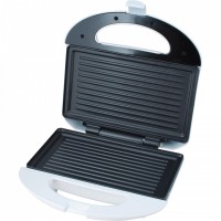 Sandwich maker SM-K750W, 750 W, placi antiadezive fixe tip grill, Alb