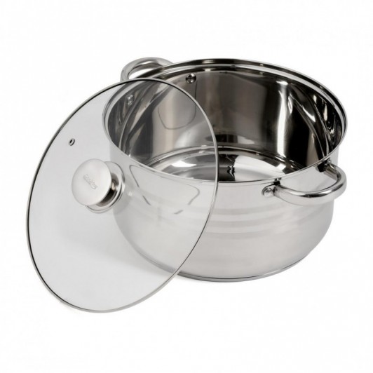 Oala cu capac Cooking by Myra, inox, inductie, 20 x 11.5 cm, 3.5 L