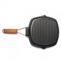 Tigaie grill cu maner detasabil, Vanora Delis, inductie, 24 x 3.5cm