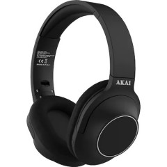 Casti Over-Ear Akai BTH-P23, Wireless, Bluetooth, Radio FM, Negre