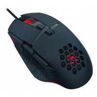 Mouse gaming Serioux Tobis, 6400dpi, 8 butoane, design ergonomic, negru