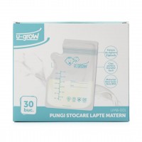 Pungi stocare lapte matern U-grow, 30 buc