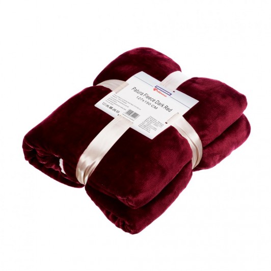 Patura Home Fleece Dark Red, 127 X 150