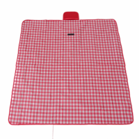 Patura picnic cu maner 145×200 cm, model Carouri Multicolor