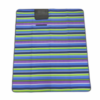 Patura picnic fleece, dimensiune 150×180 cm, model Happy multicolor