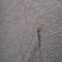Cuvertura de pat pentru copii, dimensiune 160x220 cm, model Dinozauri