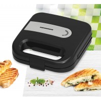Sandwich maker SM-K750FSBK, 750w, capacitate: 2 sandwich-uri, placi antiadezive fixe tip sandwich