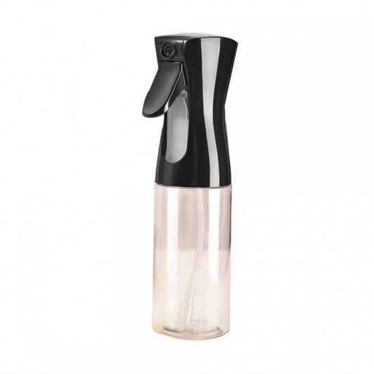 Sticla cu pulverizator pentru ulei sau otet, 200 ml, sticla, capac Negru