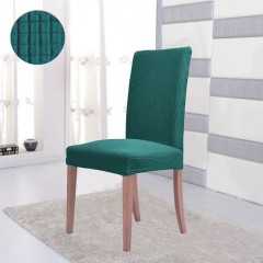 Husa elastica decorativa pentru scaun, Petrol