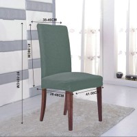 Husa elastica decorativa pentru scaun, Verde Menta