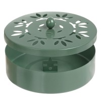 Suport Metalic Verde pentru Spirala Anti Tantari Ø14.5x4cm
