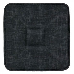 Perna decorativa pentru scaun  39x39cm, Neagra