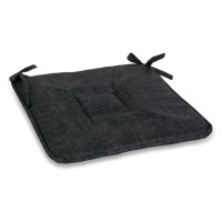 Perna decorativa pentru scaun  39x39cm, Neagra