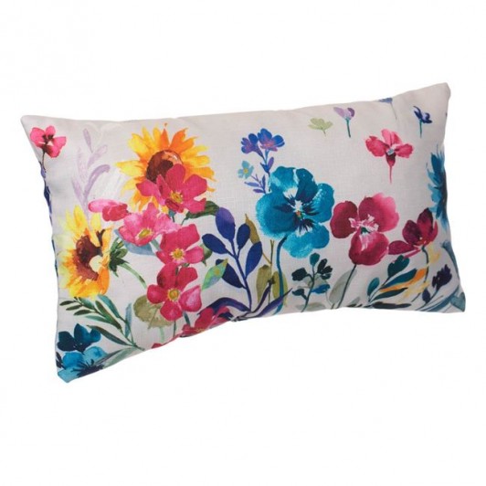 Perna decorativa de vara, Floral 50x30cm