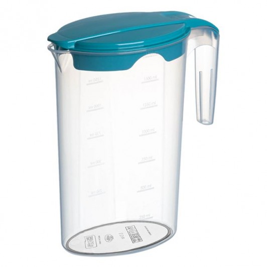 Ulcior din Plastic Transparent cu Capac 1.75l