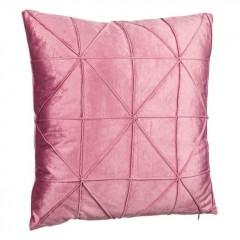 Perna Decorativa Roz Velvet Forme Geometrice 45x45cm