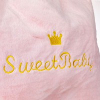 Perna Decorativa Coroana Roz Sweet Baby  40x37cm