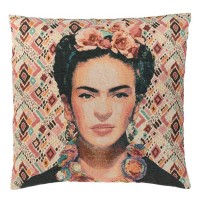 Perna de Vara Colorata cu Model Frida Kahlo 45x45cm