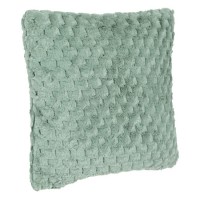 Perna Decorativa din Imitatie de Blana cu Model Balls Verde Menta 40x40cm