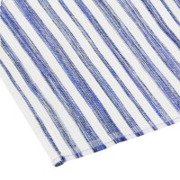 Rogojina pentru Plaja Rola Dubla Alba Bleu cu Dungi 180x140m