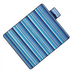 Patura Picnic Bleu cu Dungi 150x130cm