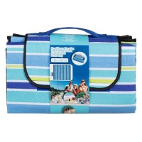 Patura Picnic Bleu cu Dungi 150x130cm