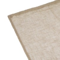 Perdea Decorativa cu Banda Tifon Bej 140x260cm, 1 buc