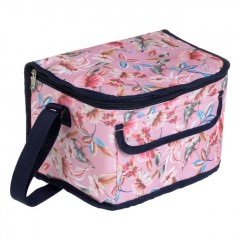 Geanta Izoterma Roz Floral Dungi 25x16x18cm - 7L