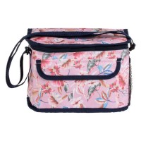 Geanta Izoterma Roz Floral Dungi 25x16x18cm - 7L