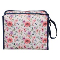 Geanta Izoterma Albastra Ecru Floral 31x24x20cm - 14L