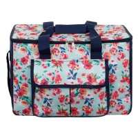 Geanta Izoterma Verde Floral 42x23x29cm - 28L