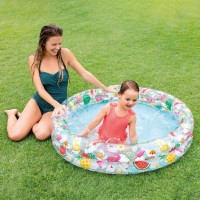 Piscina cu Model Flamingo Fructe pentru Copii Copii Ø1.22m x 0.25cm