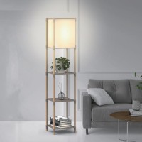 Lampa - Etajera din Lemn cu 3 Rafturi 29x25x133cm