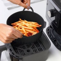 Forma Neagra din Silicon pentru Friteuza Air Fryer Ø20x6.5cm