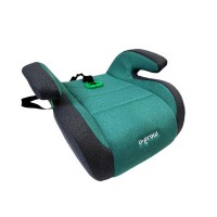 Inaltator auto cu isofix, recomandat pentru grupa 3, 22-36 kg, 125-150 cm, verde/gri