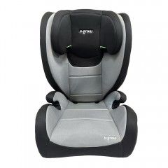 Scaun auto cu isofix, omologat ECE R16, R129 inaltime 100-150 cm,gri