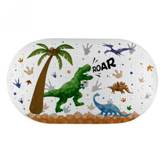 Covoras de Baie Antiaderapant Dinozauri 69x38.5cm