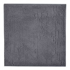 Covoras de Baie Gri Reliefat cu Microfibre 50x50cm