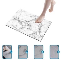 Covoras de Baie Extra Absorbant Marble 60x40cm