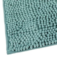 Covoras de Baie Verde Menta Reliefat cu Microfibre 50x50cm